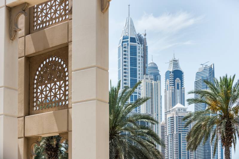 Dubai skyline representing relocation and tax opportunities for London entrepreneurs seeking a new business hub