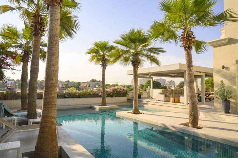 A luxury real estate property in Dubai, ideal for investors from London seeking high rental yields and tax-free returns